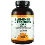 Country Life L-arginine, L-ornithine 180 капс.